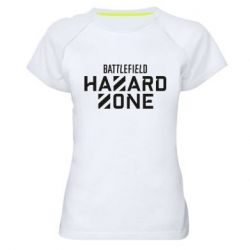Жіноча футболка для спорту Battlefield Hazard Zone - PrintSalon