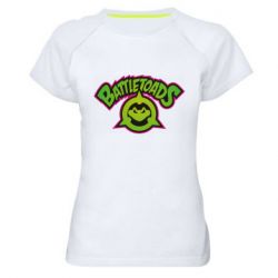Жіноча футболка для спорту Battletoads logo - PrintSalon
