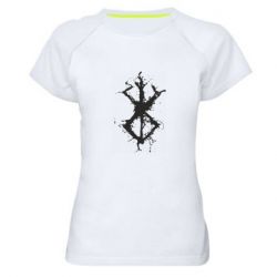 Женская футболка для спорта Berserk label - PrintSalon