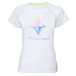 Женская футболка для спорта Best present for me - PrintSalon