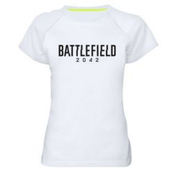 Женская футболка для спорта Bettlefield 2042 - PrintSalon