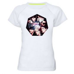 Жіноча футболка для спорту Bts  к-рор - PrintSalon