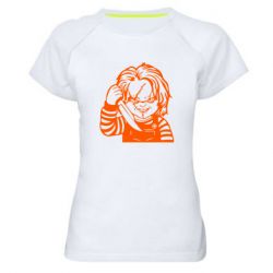 Жіноча футболка для спорту Чакі - PrintSalon