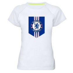 Женская футболка для спорта Chelsea Flag - PrintSalon