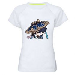 Жіноча футболка для спорту Чібі Скарамуш - PrintSalon