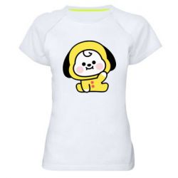 Женская футболка для спорта Chimmy BT21 - PrintSalon