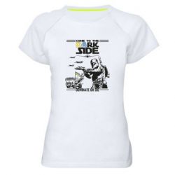 Женская футболка для спорта Come to the dark side, dominate or die - PrintSalon