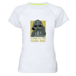 Женская футболка для спорта Come to the dark side - PrintSalon
