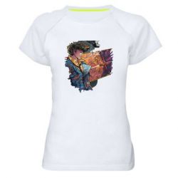 Женская футболка для спорта Cowboy Bebop abstraction - PrintSalon