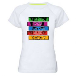 Жіноча футболка для спорту Cowboy Bebop Eyes - PrintSalon