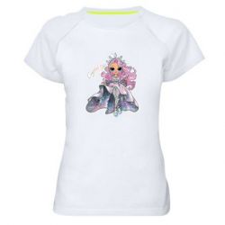 Женская футболка для спорта Crystal star - PrintSalon