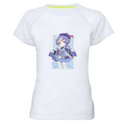 Женская футболка для спорта Cute Qiqi - PrintSalon