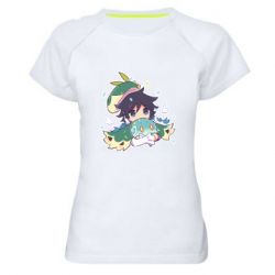 Женская футболка для спорта Cute Venti - PrintSalon