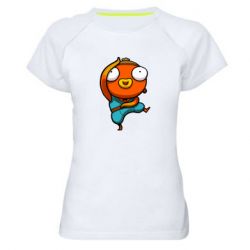 Женская футболка для спорта Dancing Fishstick - PrintSalon