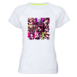 Жіноча футболка для спорту Danganronpa characters - PrintSalon