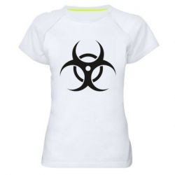 Жіноча футболка для спорту Danger - PrintSalon