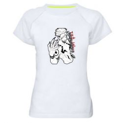 Женская футболка для спорта Demon Sukuna art - PrintSalon