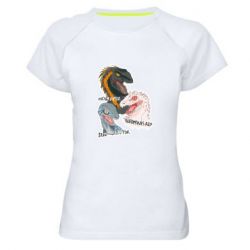 Женская футболка для спорта Динозавры. Мир Юрского периода - PrintSalon