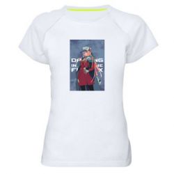 Женская футболка для спорта DITF Zero Two Art - PrintSalon
