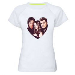 Женская футболка для спорта Дневники Вампира - PrintSalon