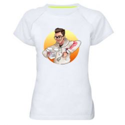 Женская футболка для спорта Эдисон: Мамина Перловка - PrintSalon