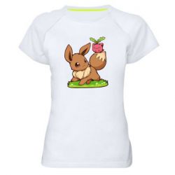 Жіноча футболка для спорту Eevee with Hoppip - PrintSalon