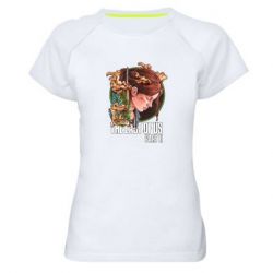 Женская футболка для спорта Ellie The Last Of Us - PrintSalon