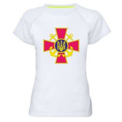 Женская спортивная футболка Эмблема ВМСУ - PrintSalon