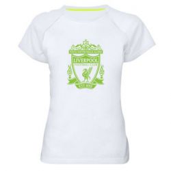 Женская футболка для спорта FC Liverpool Logo - PrintSalon