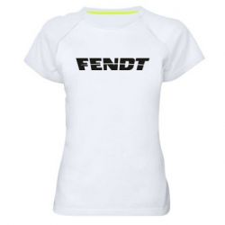 Жіноча футболка для спорту Fendt Logo - PrintSalon