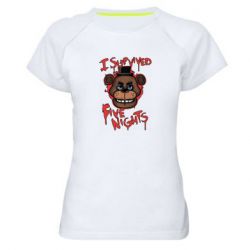 Женская футболка для спорта Фнаф - PrintSalon