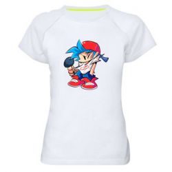 Женская футболка для спорта FNF Rapper Boy - PrintSalon