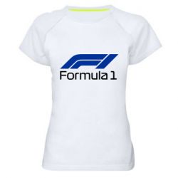 Женская футболка для спорта Formula 1 Logo