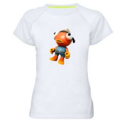 Женская футболка для спорта Fortnite карасик - PrintSalon