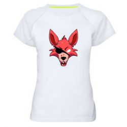 Женская футболка для спорта Foxy Animatronic - PrintSalon