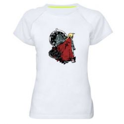 Женская футболка для спорта Fullmetal Alchemist: Don't forget - PrintSalon