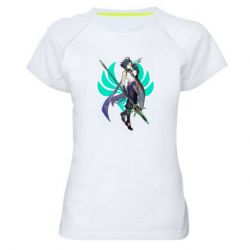 Жіноча футболка для спорту Genshin Impact Xiao - PrintSalon