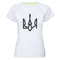 Жіноча спортивна футболка Герб воля - PrintSalon