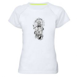 Женская футболка для спорта Герои Хаяо Миядзаки - PrintSalon