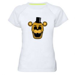 Женская футболка для спорта Голова Фнафа - PrintSalon