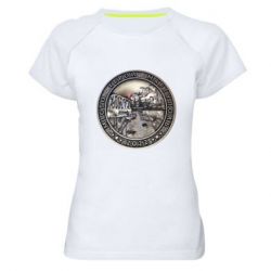 Женская футболка для спорта Город герой - Мариуполь - PrintSalon