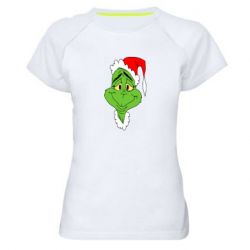 Женская футболка для спорта Grinch - PrintSalon