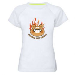 Женская футболка для спорта Guoba Get Them - PrintSalon