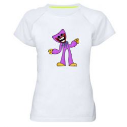 Жіноча футболка для спорту Хаггі Ваггі Рожевий - PrintSalon