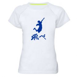 Женская футболка для спорта Haikyuu Hinata - PrintSalon