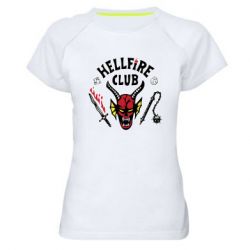 Жіноча футболка для спорту Hellfire club - PrintSalon
