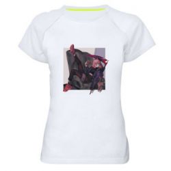 Женская футболка для спорта Hey, Power - PrintSalon