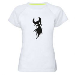 Жіноча футболка для спорту Hollow Knight ghost - PrintSalon