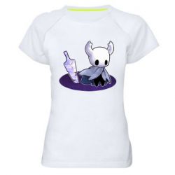 Женская футболка для спорта Hollow Knight with a sword - PrintSalon