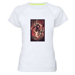 Жіноча футболка для спорту Ху Тао з Хомою - PrintSalon